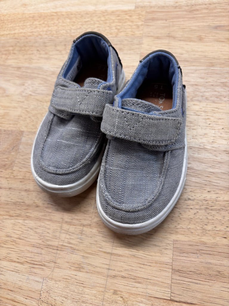 Toms Chambray Slip - On Shoes – Size 5 - Nest and Sprout - Consignment