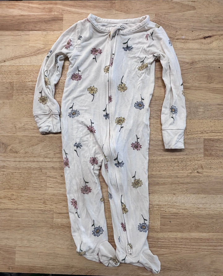 Purely Soft by Carters Cream Footed Sleeper 9M (Play)