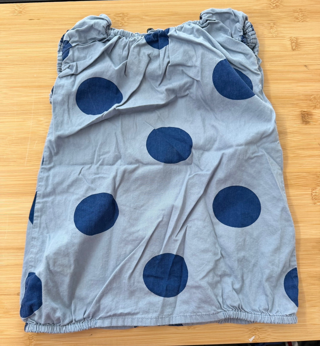Tea Collection Dress – 2 | Blue Polka Dot Bubble