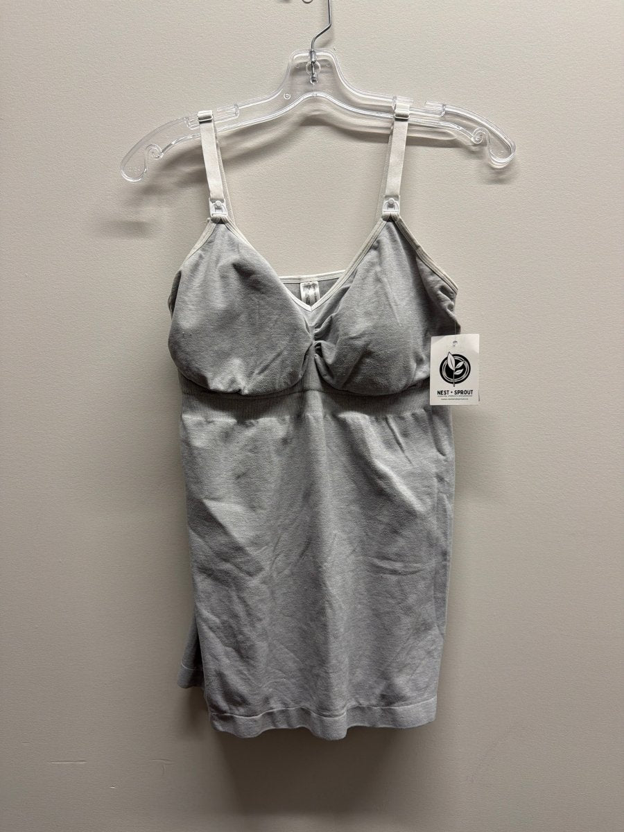 Belly to Baby Grey Nursing Top | Size XL - Nest and Sprout - Consignment