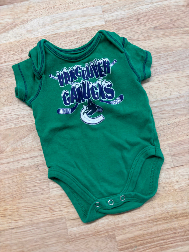 NHL Canucks Green Bodysuit
