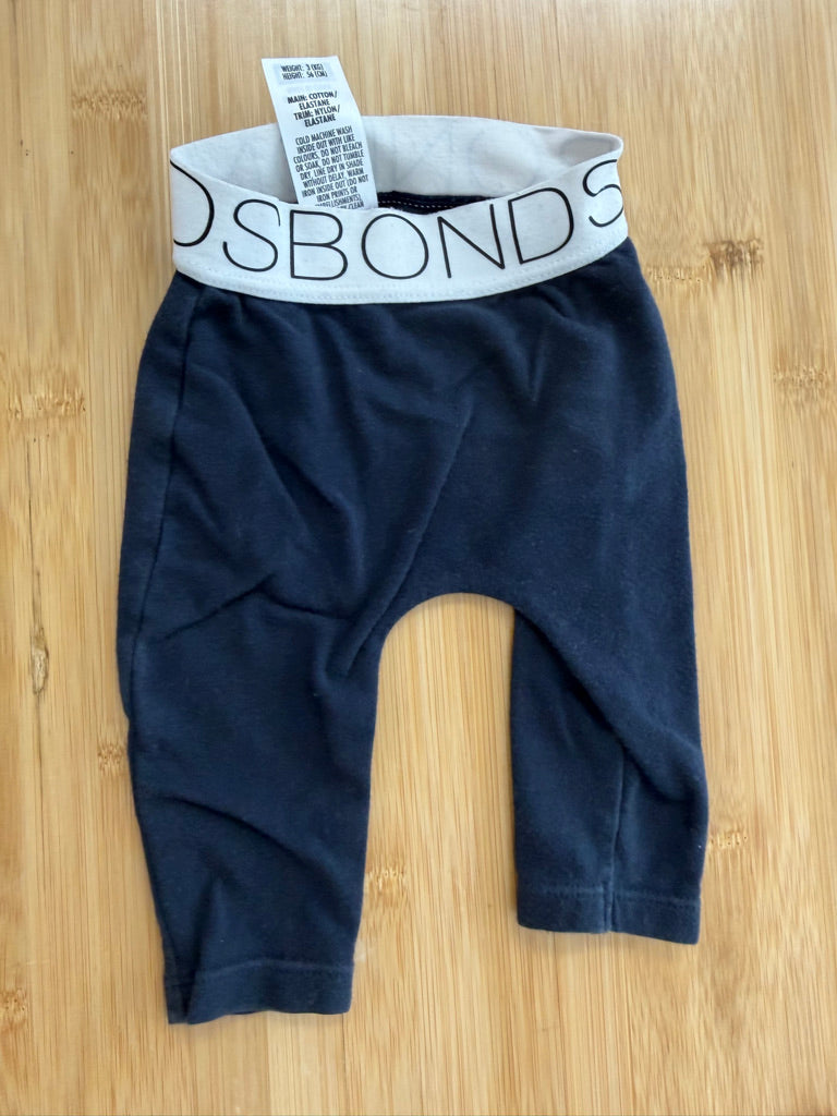 Bonds Leggings – Newborn | Navy