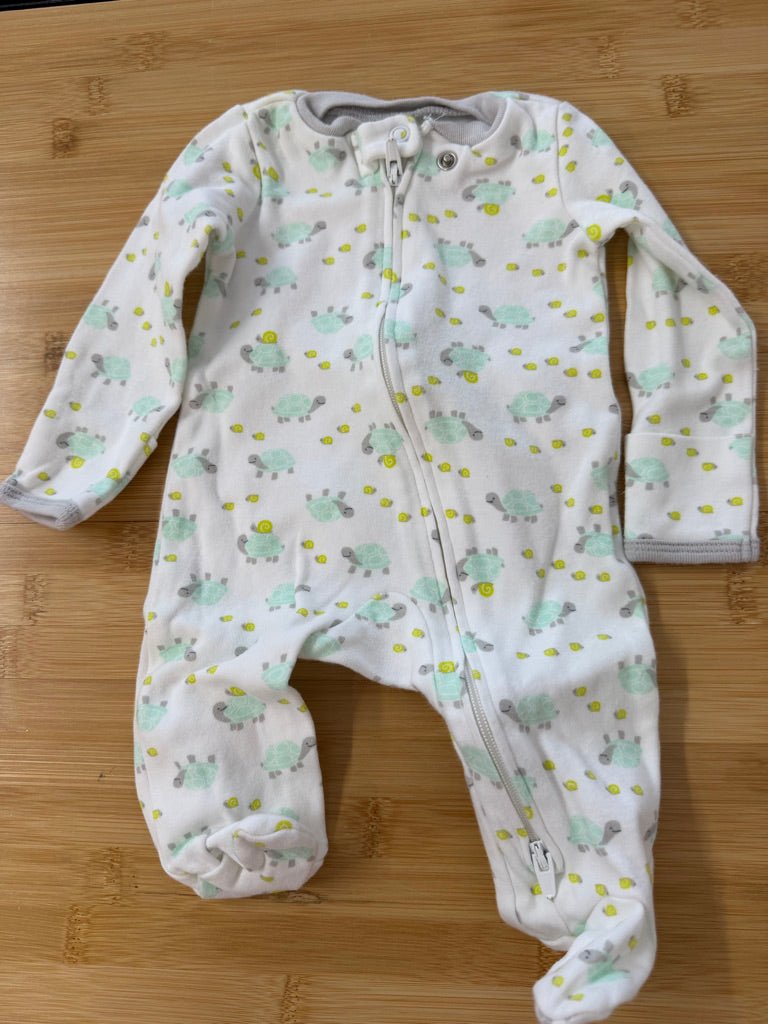 Simple Joys by Carter's Turtle Sleeper – Newborn | Two-Way Zip | Play - Nest and Sprout-Consignment