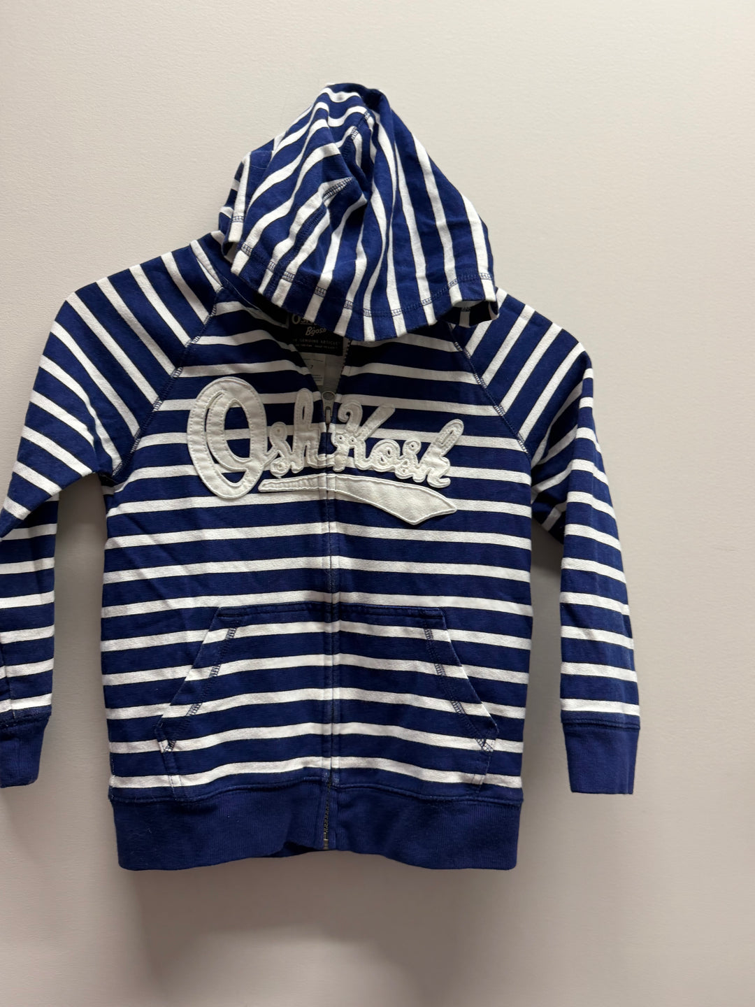 OshKosh Navy & White Zip-Up Lightweight Hoodie – 7