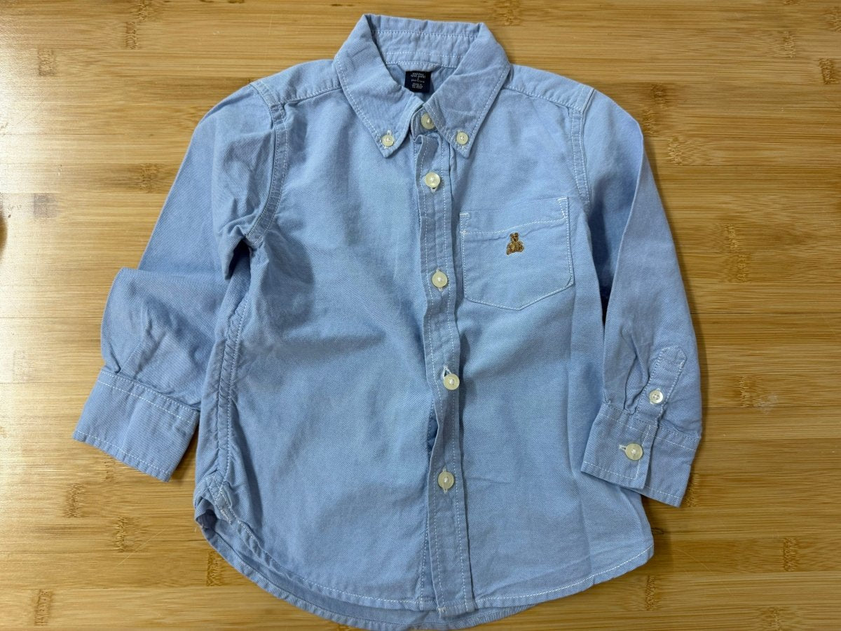 Baby Gap Chambray Button-Up Long Sleeve – 2Y - Nest and Sprout-Consignment