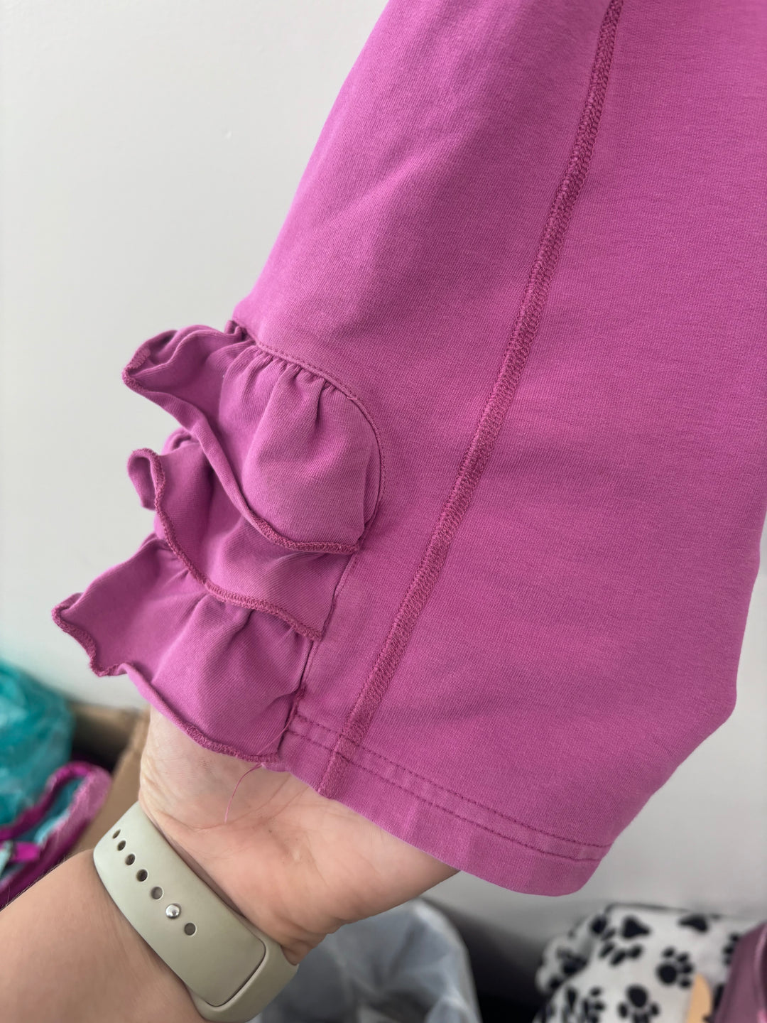 Peekaboo Beans Flare Pants, Size 6/7