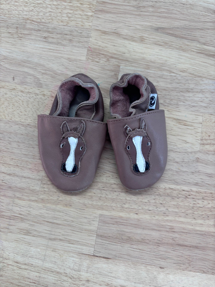 Roper Leather Slippers (6-12 Months)