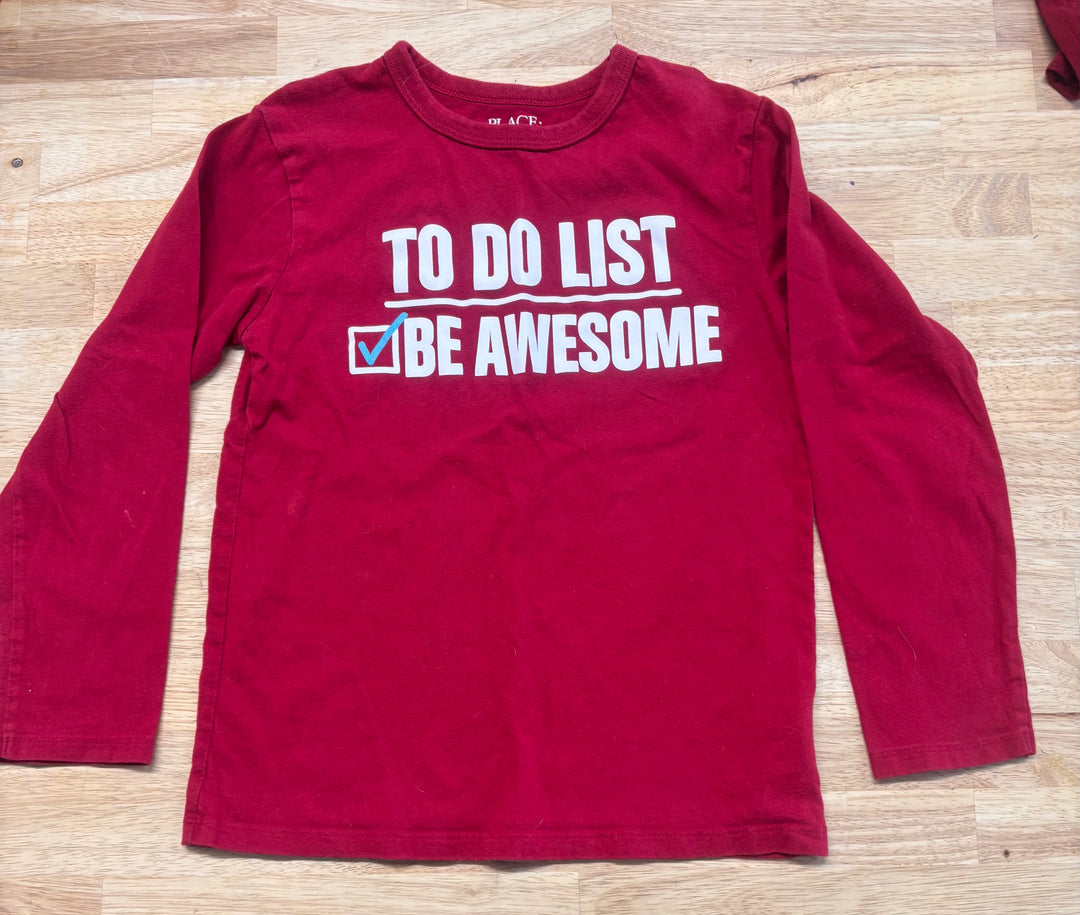 The Children’s Place Long Sleeve Graphic Tee – Size 7/8