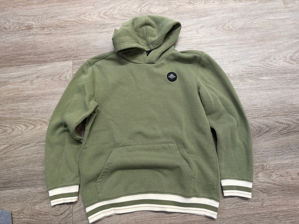 Quiksilver Sweatshirt – 14/16 | Sage Green Logo Patch | Play