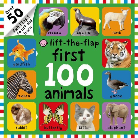 First 100 Animals Lift-Tab