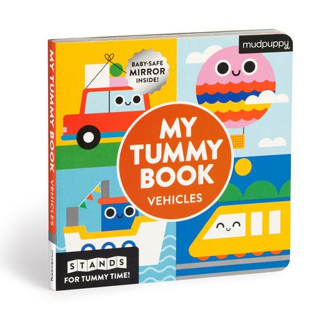My Tummy Book Vehicles - Nest and Sprout - Mudpuppy