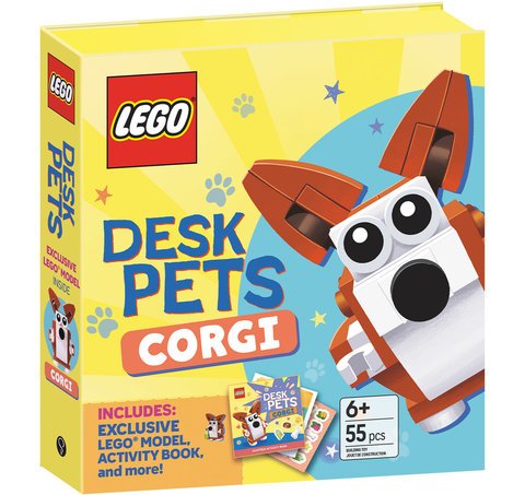 LEGO® Books. Desk Pets: Corgi - Nest and Sprout-LEGO