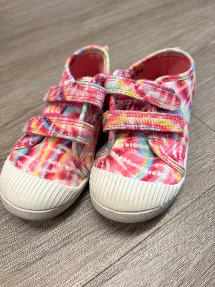 Tie-Dye Pink Canvas Shoes | Size 9