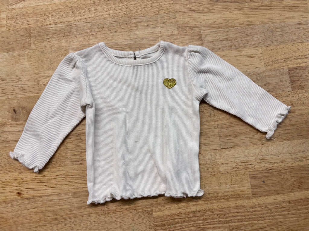 Little Me 6M Ribbed Long Sleeve Top
