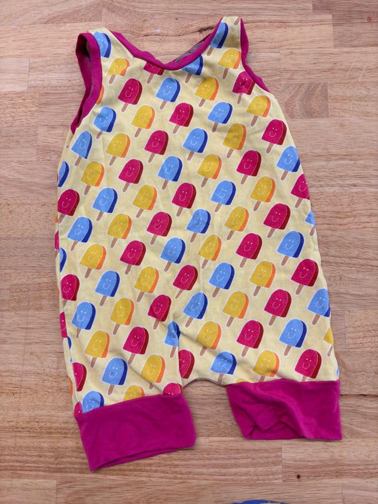 Prairie Bear Boutique 18M Handmade Romper – Popsicle Print