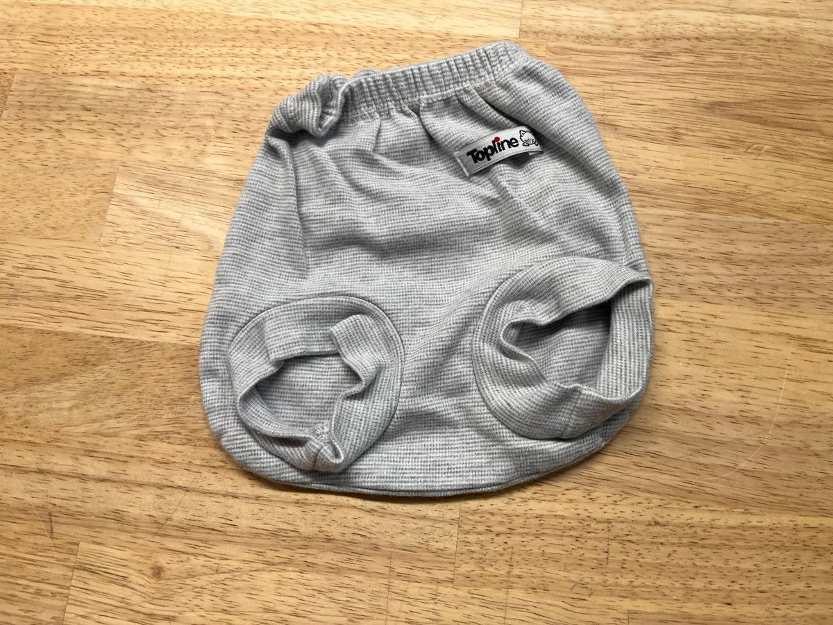 Topline Bloomer Diaper Cover – Grey - Nest and Sprout - Consignment