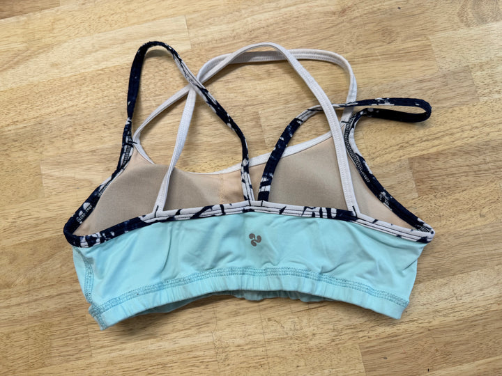Triple Flip Sports Bra Mint Navy | Size 32 cm