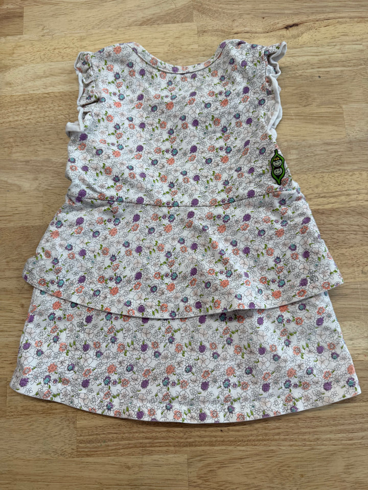 Peekaboo Beans Dusty Floral Tank Dress | Size 18M