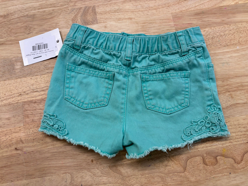 Carters 24M Shorts with Raw Edges