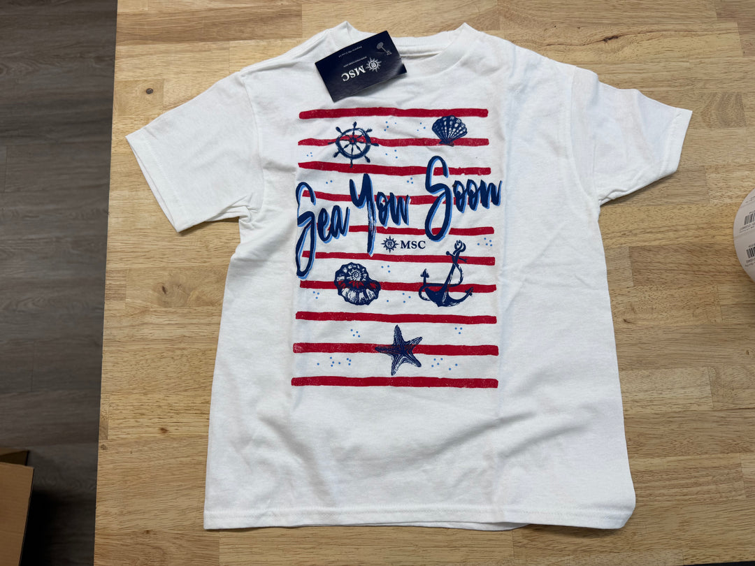 MSC Cruises Shirt – 4 | White | NWT