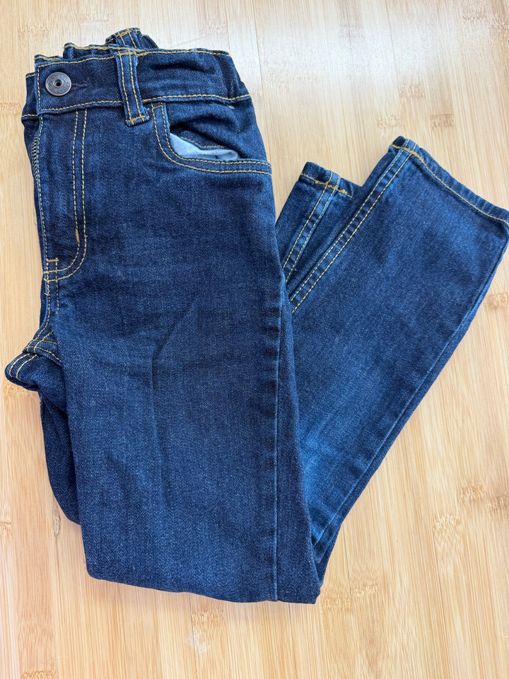 OshKosh B'Gosh 74 Dark Wash Skinny Jeans – 7 | Knee Wear Stylish Rip | Play