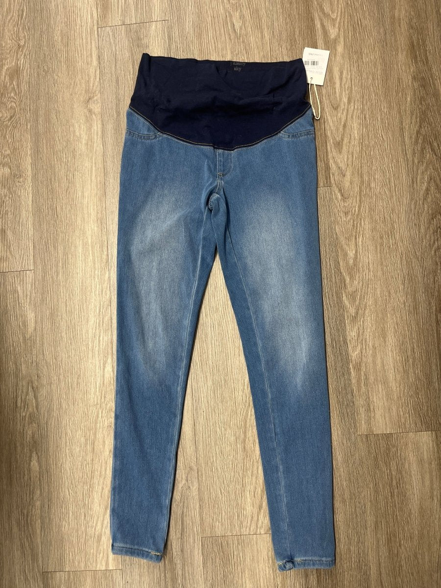 Paisley Sky Jeggings, Size Small, Light Blue - Nest and Sprout - Consignment