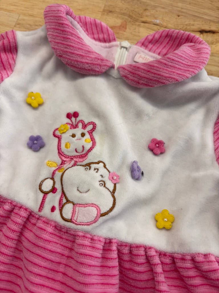 Hipofant 24M Fleece Lined Top – Pink - Nest and Sprout - Consignment