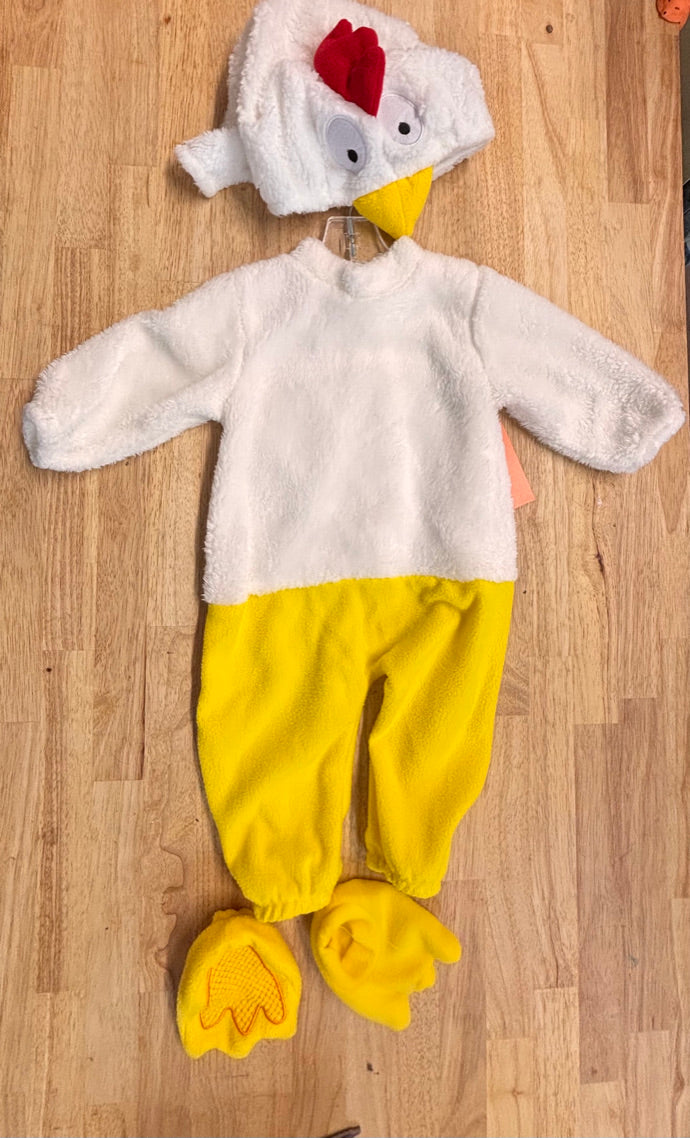 Chicken Costume with Hat & Feet – Size 3-6M