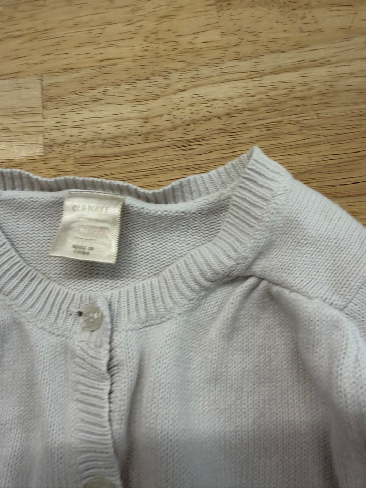 Old Navy White Knit Cardigan – One Size | 100% Cotton Vintage 2012 Excellent