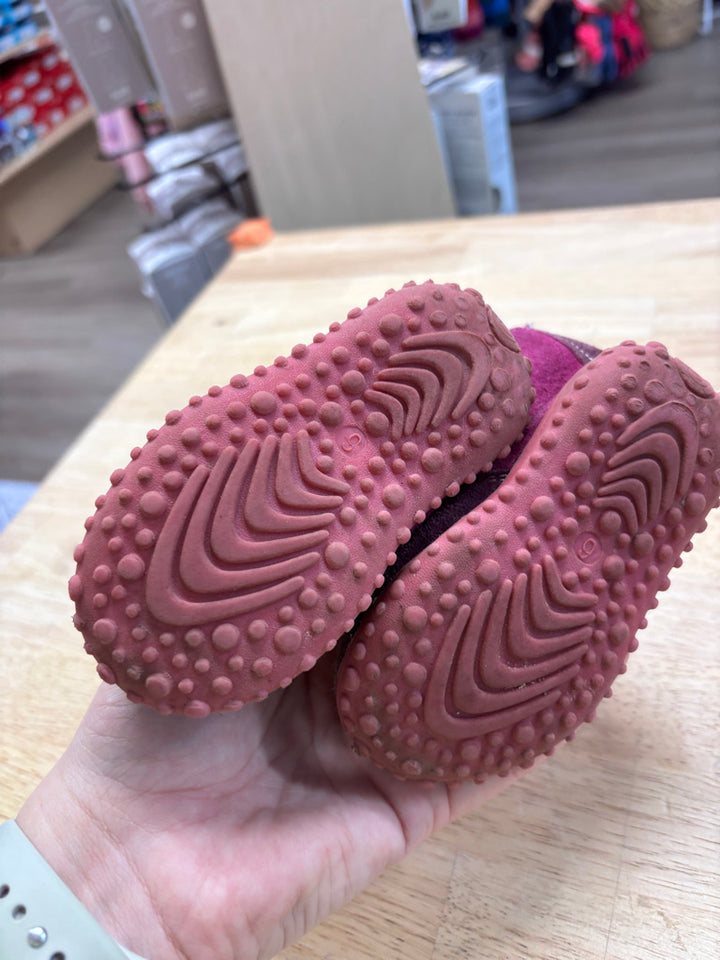 Felted Fuchsia Booties Size 6