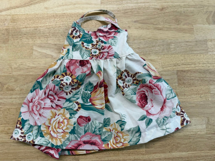 Nest & Nurture Floral Dress – 6–12M | White Floral - Nest and Sprout - Consignment