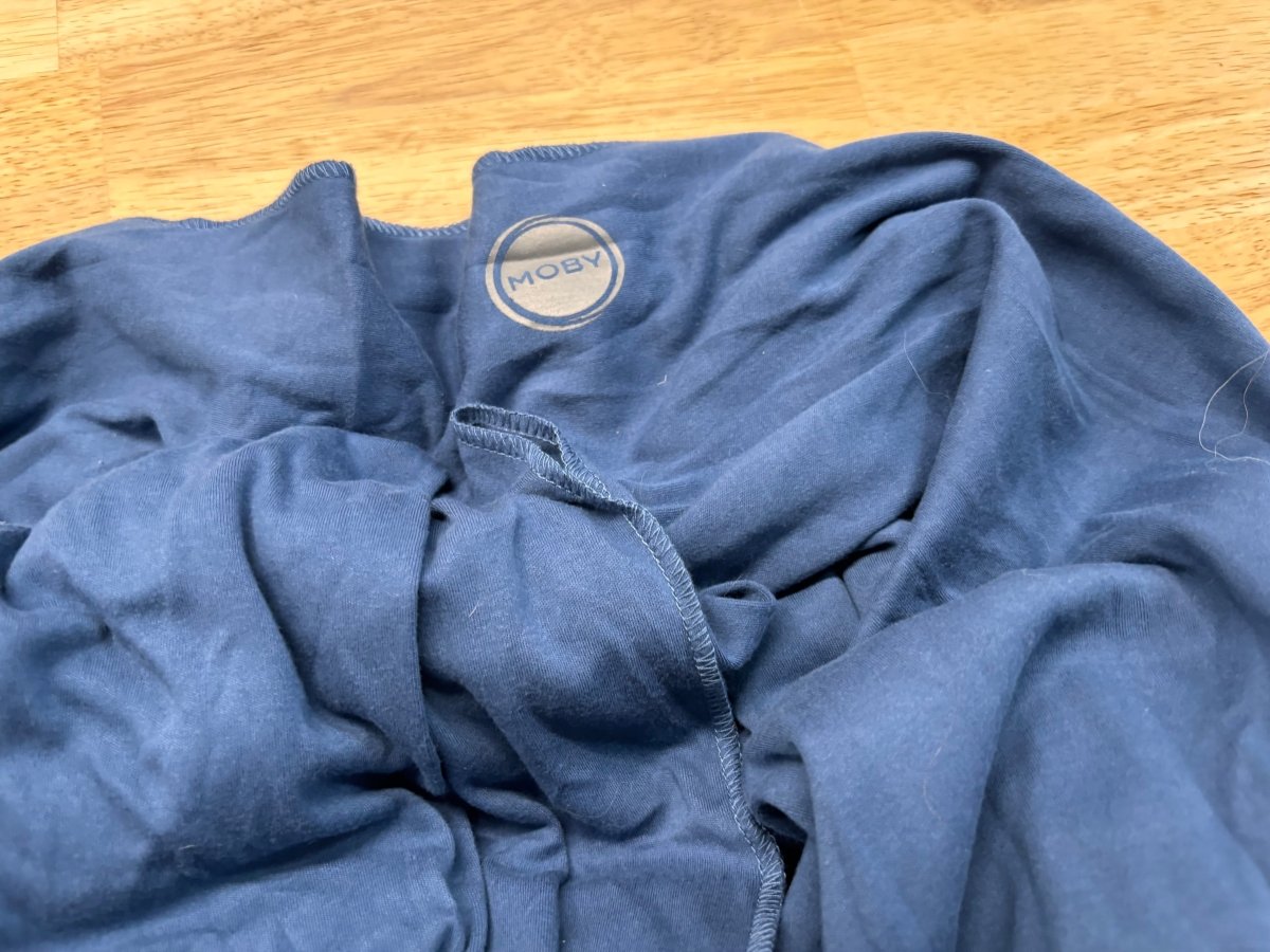 Moby Stretchy Wrap – Blue - Nest and Sprout - Consignment