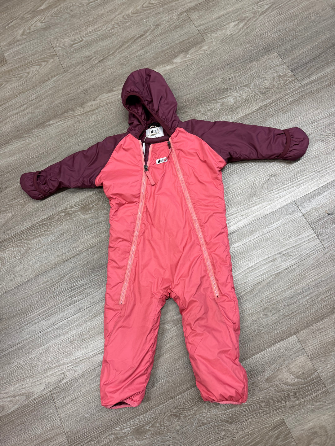 MEC Bundle Up Bunting Suit – 18 Months | Fuchsia and Burgundy | Primaloft