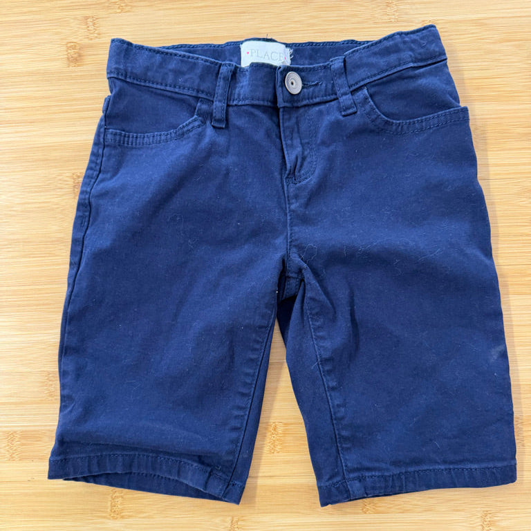 The Children's Place Chino Shorts – 6 | Navy Long Girl Fit