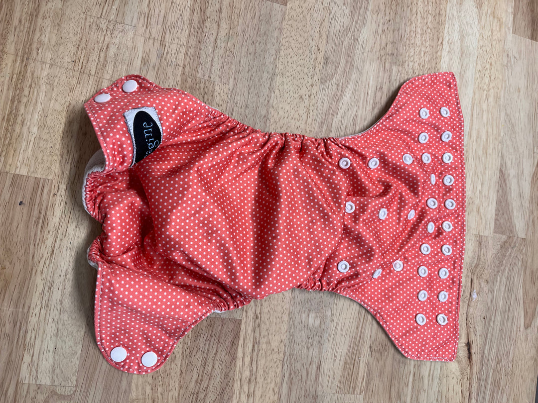 Imagine One Size Pocket Diaper (Pink Polka Dot)