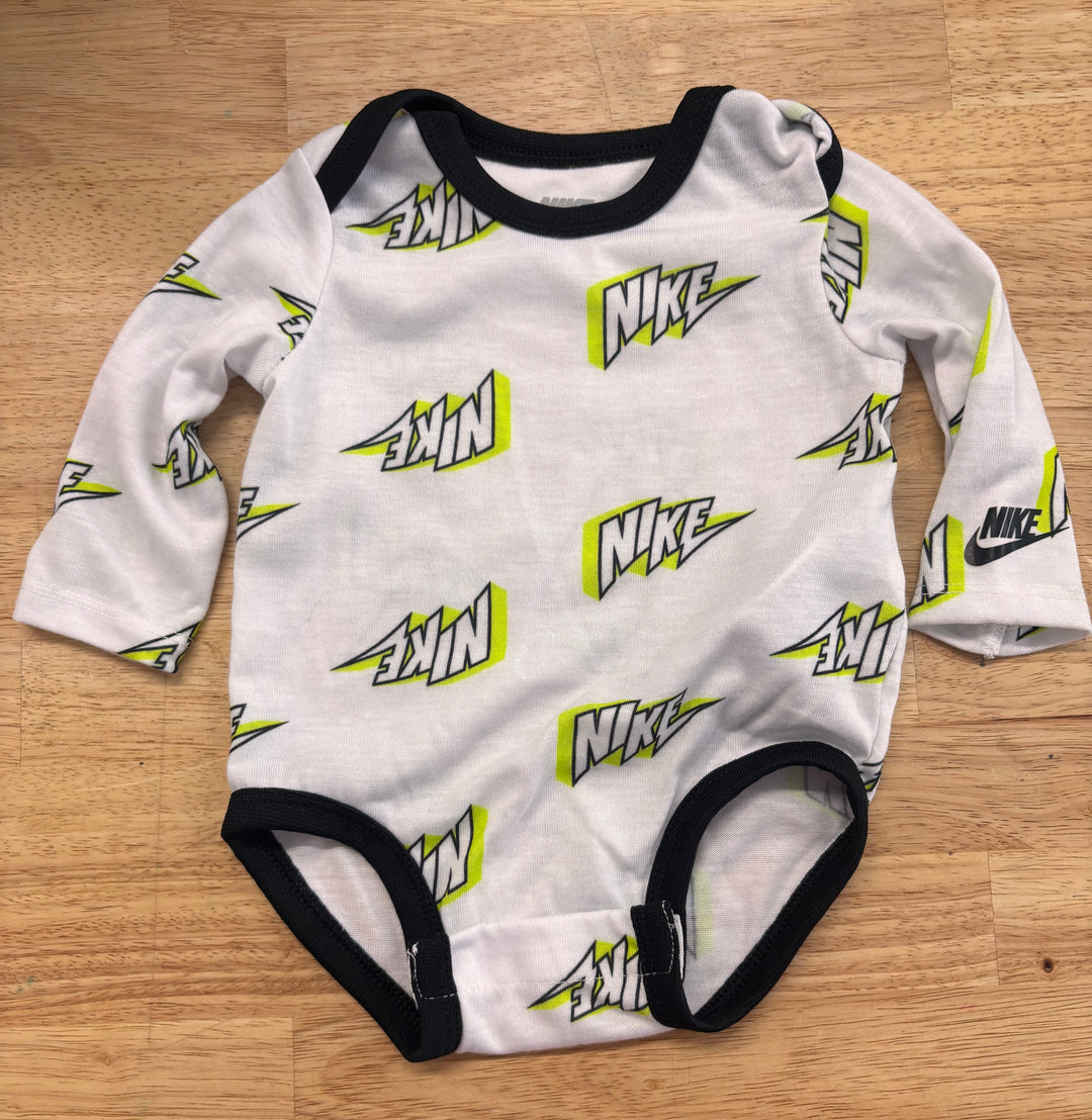Nike Bodysuit – 3M White with Neon Logo