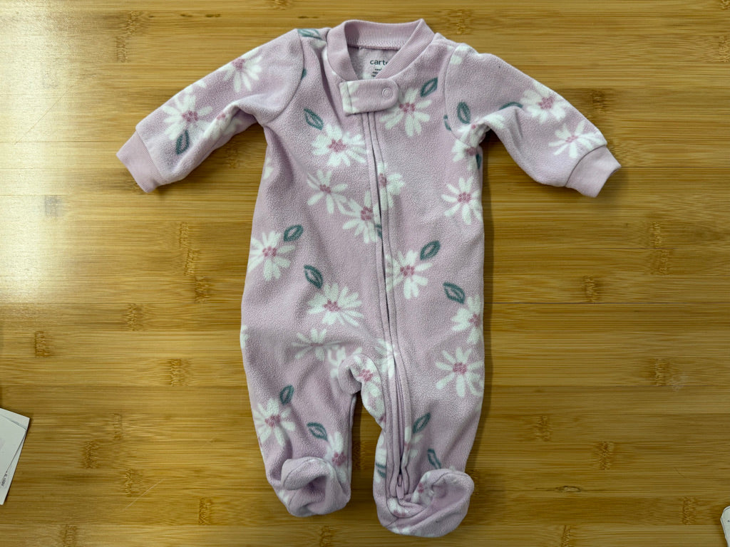 Carter's Fleece PJ Set – Newborn