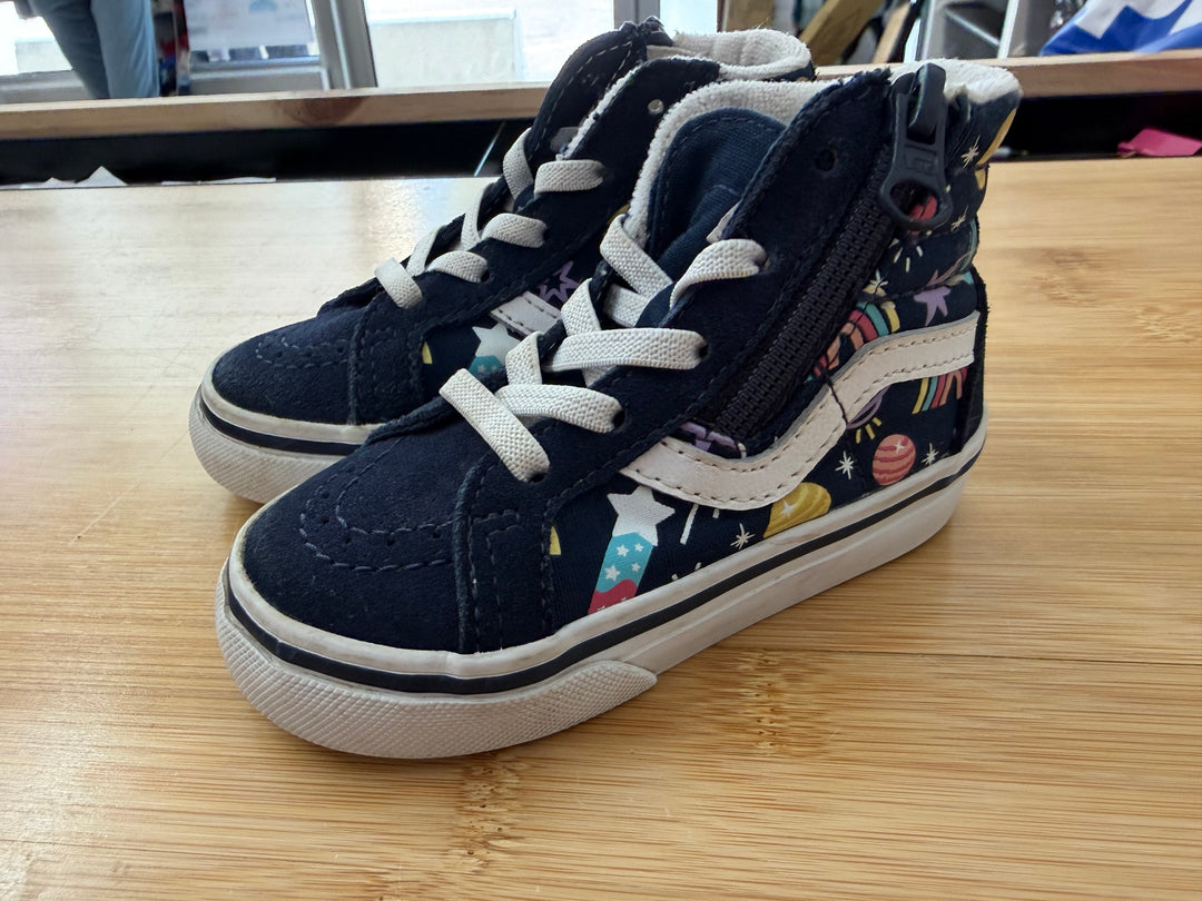 Vans High Tops – 6 | Blue Canvas Ankle