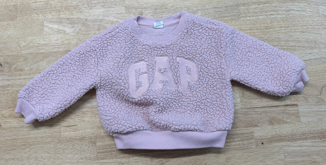 Baby Gap Sherpa Pink Sweatshirt – 12–18M | Gap Text