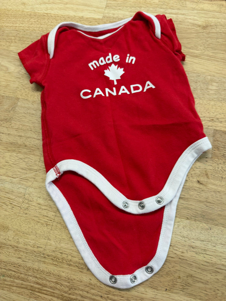 Made in Canada Red Bodysuit – 3M