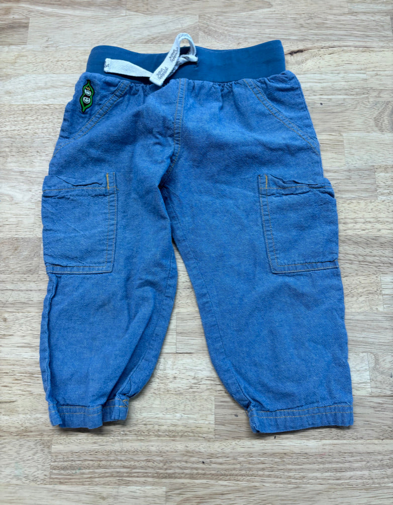 Peekaboo Beans Lightweight Denim Pants | Size 2