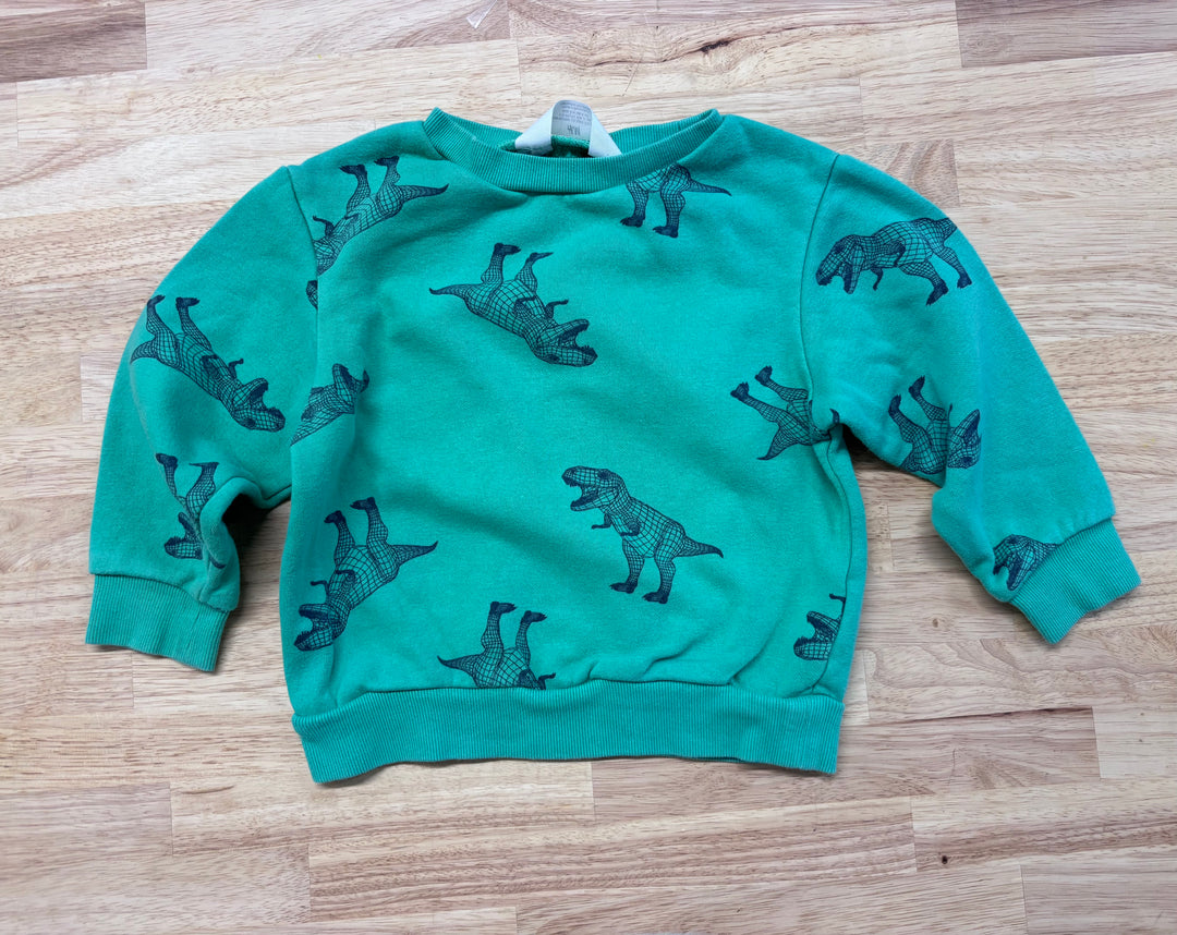 H&M Dinosaur Sweatshirt - Size 3