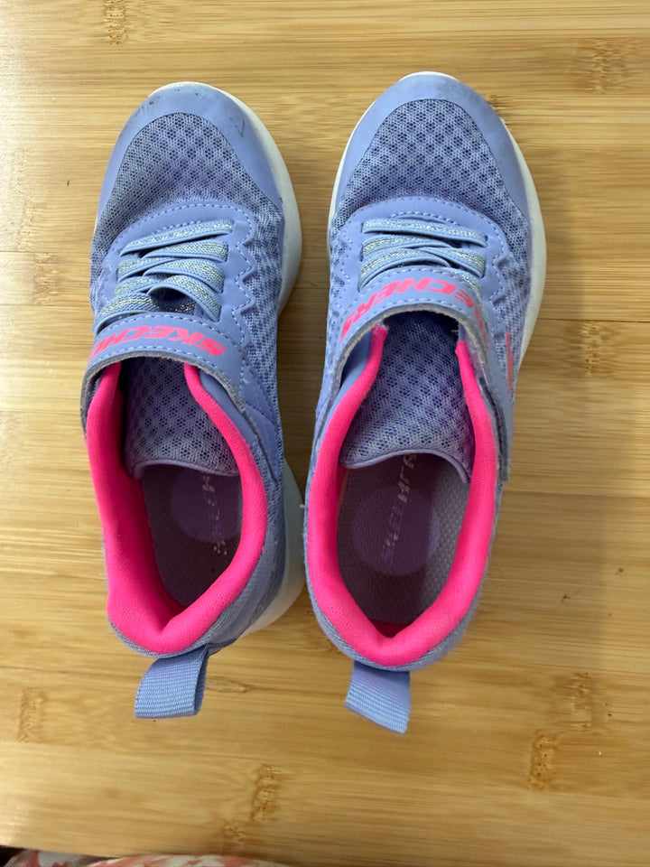 Skechers Sneakers – 12 | Light Purple Velcro Bright Pink Insoles