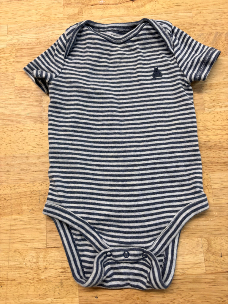 Baby Gap Striped Bodysuit – Size 3–6M