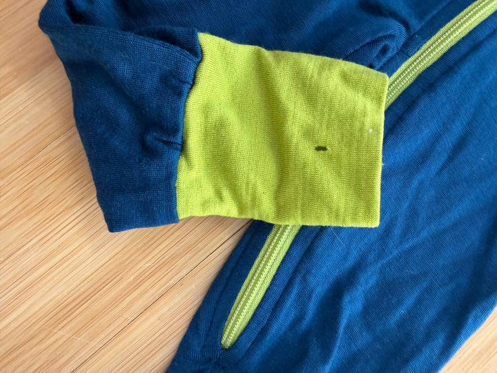 Wee Woolies One Piece Bodyromper – 3-6 Months | Green | Made in Canada