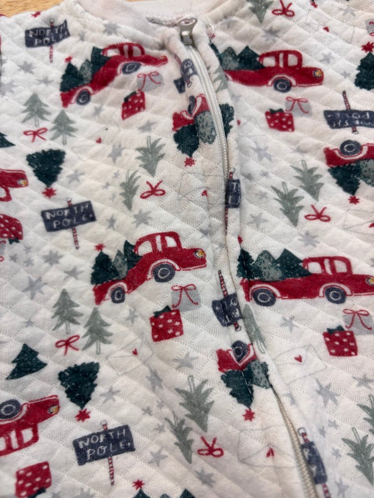 Chickpea 6-9M Quilted Christmas SLEEPER - Nest and Sprout-Consignment