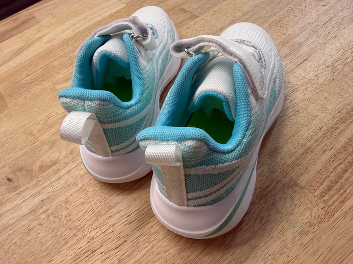 Velcro Runners – EU 35 | Blue & White | NWT