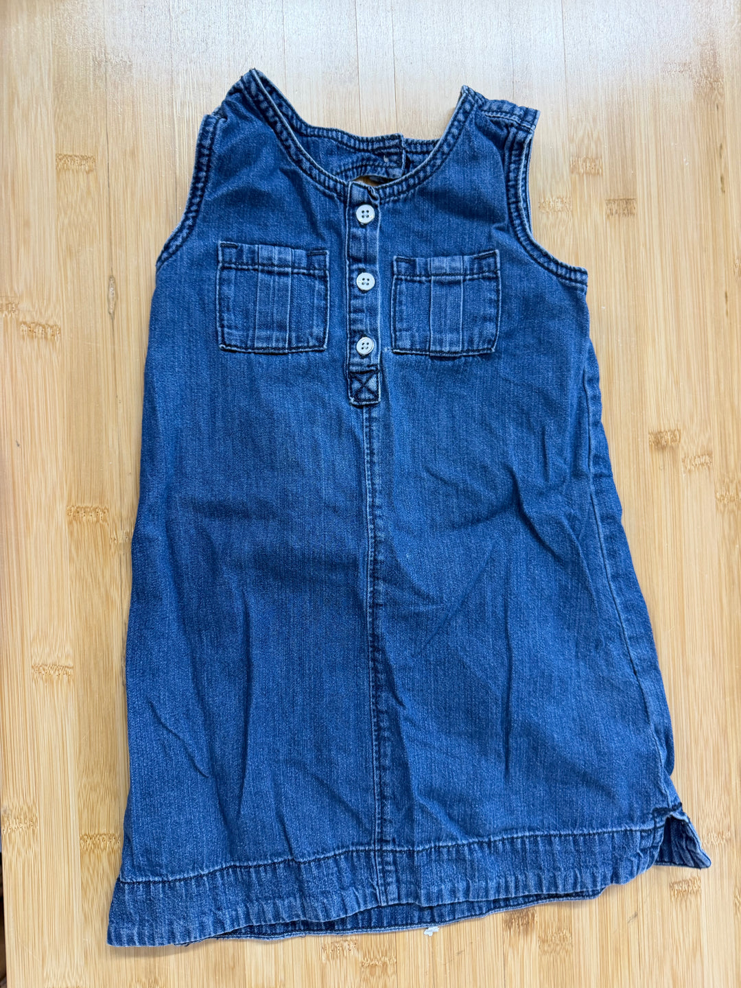 Gap Button-Up Dress – 5 Years | Black | Sleeveless | Jumper Style