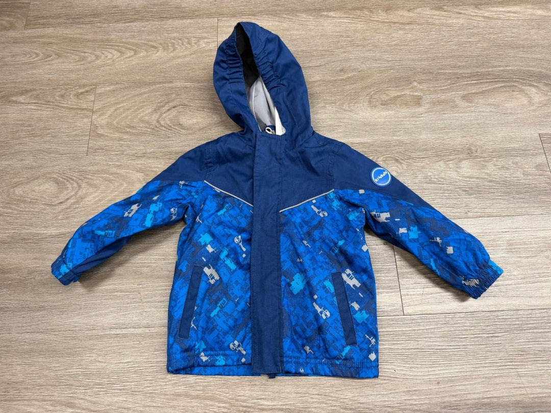 Krickets Blue Print Hooded Lightweight Jacket – 24M - Nest and Sprout-Consignment