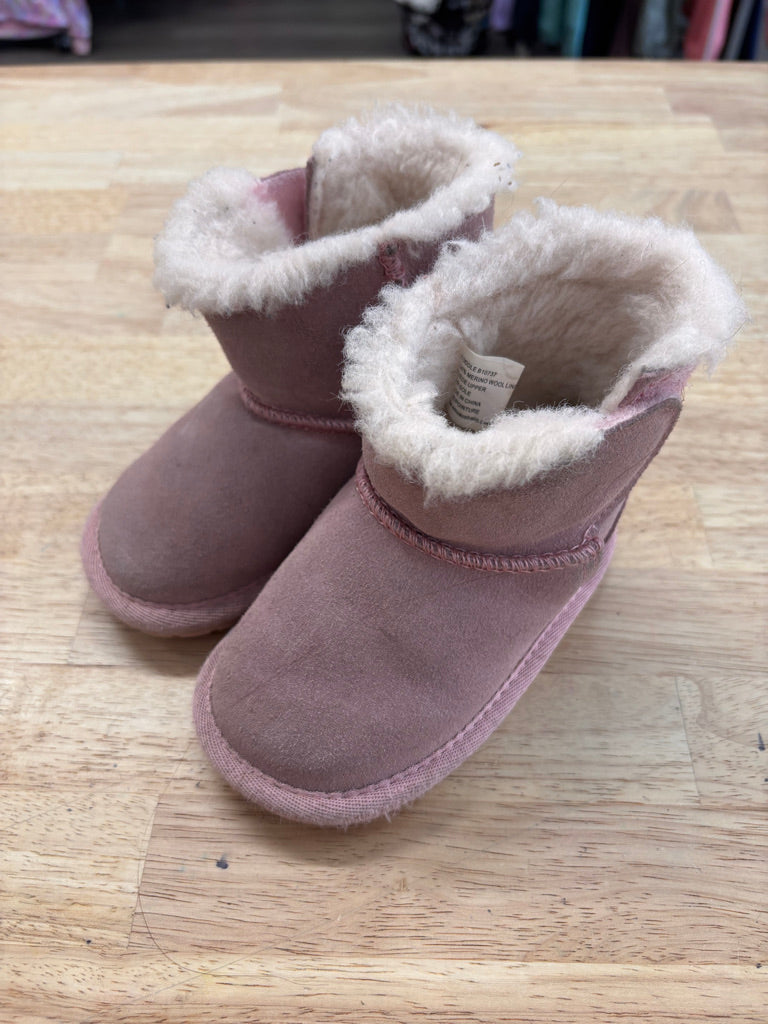 EMU Australia Toddler Boots (Light Pink Wool, 12–18M)
